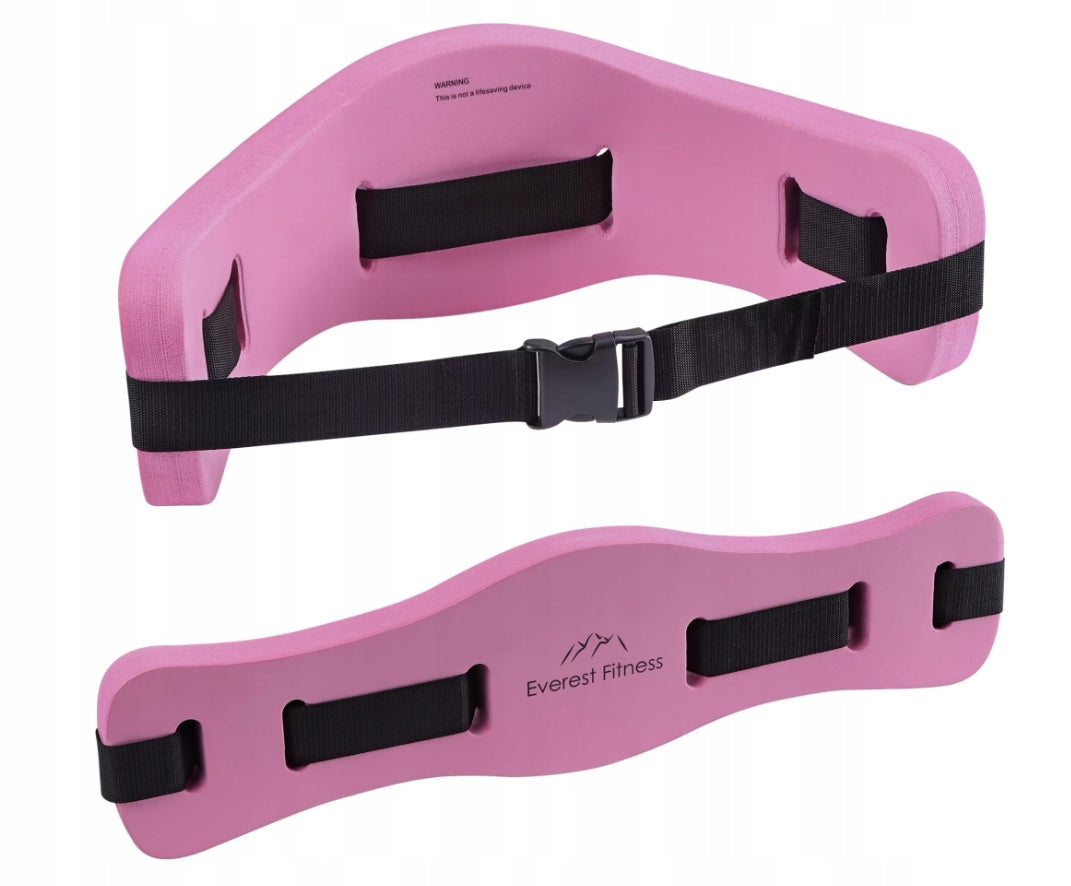 Everest Fitness Swimming Belt Aquafitness Pink Foam up to 100 kg