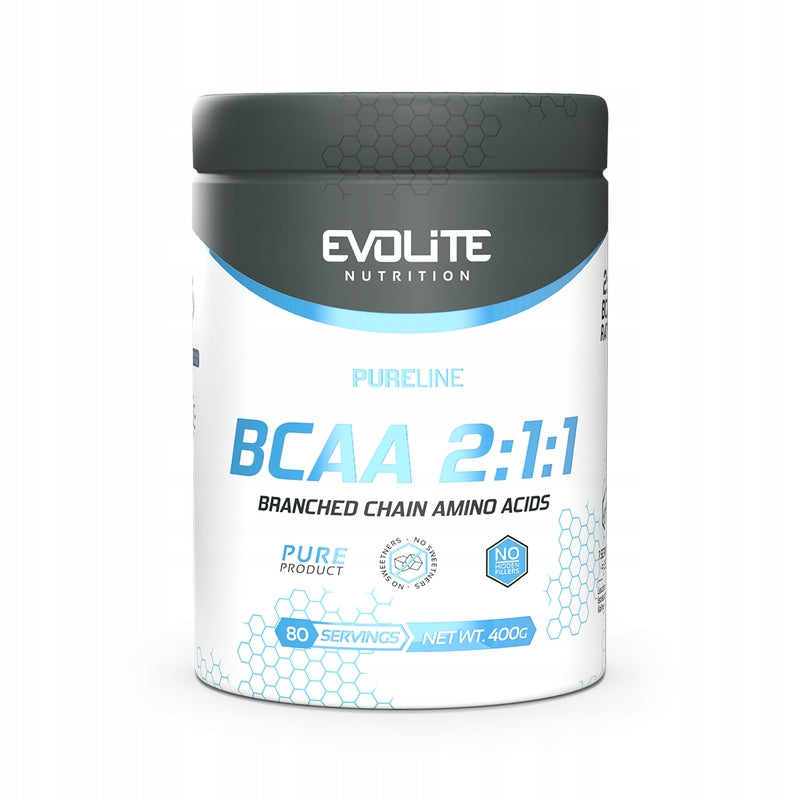 Evolite BCAA 2:1:1 400g lemon Brand Evolite Nutrition