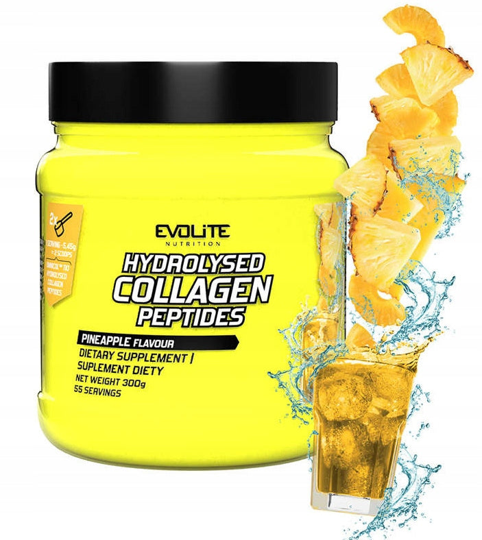 Evolite COLLAGEN 300g taste Pineapple COLLAGEN Hydrolyzed PEPTIDES Joints