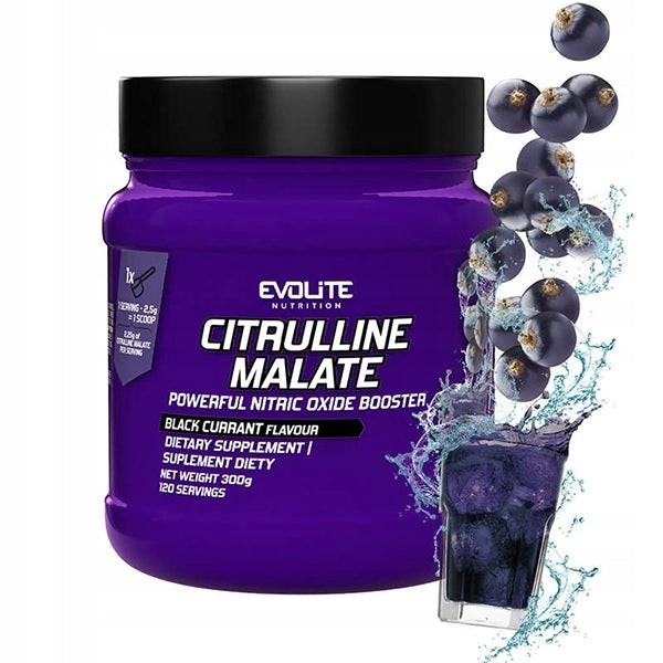 Evolite Citrulline Malate 300g currant Brand Evolite Nutrition