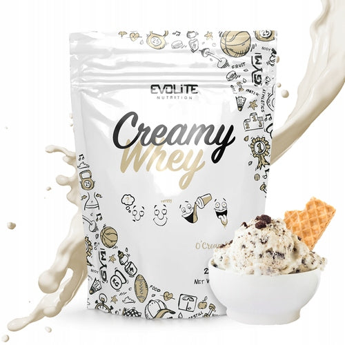 Evolite Creamy Whey 700g Creamy Protein WPC Conditioner Protein Flavour Wafer