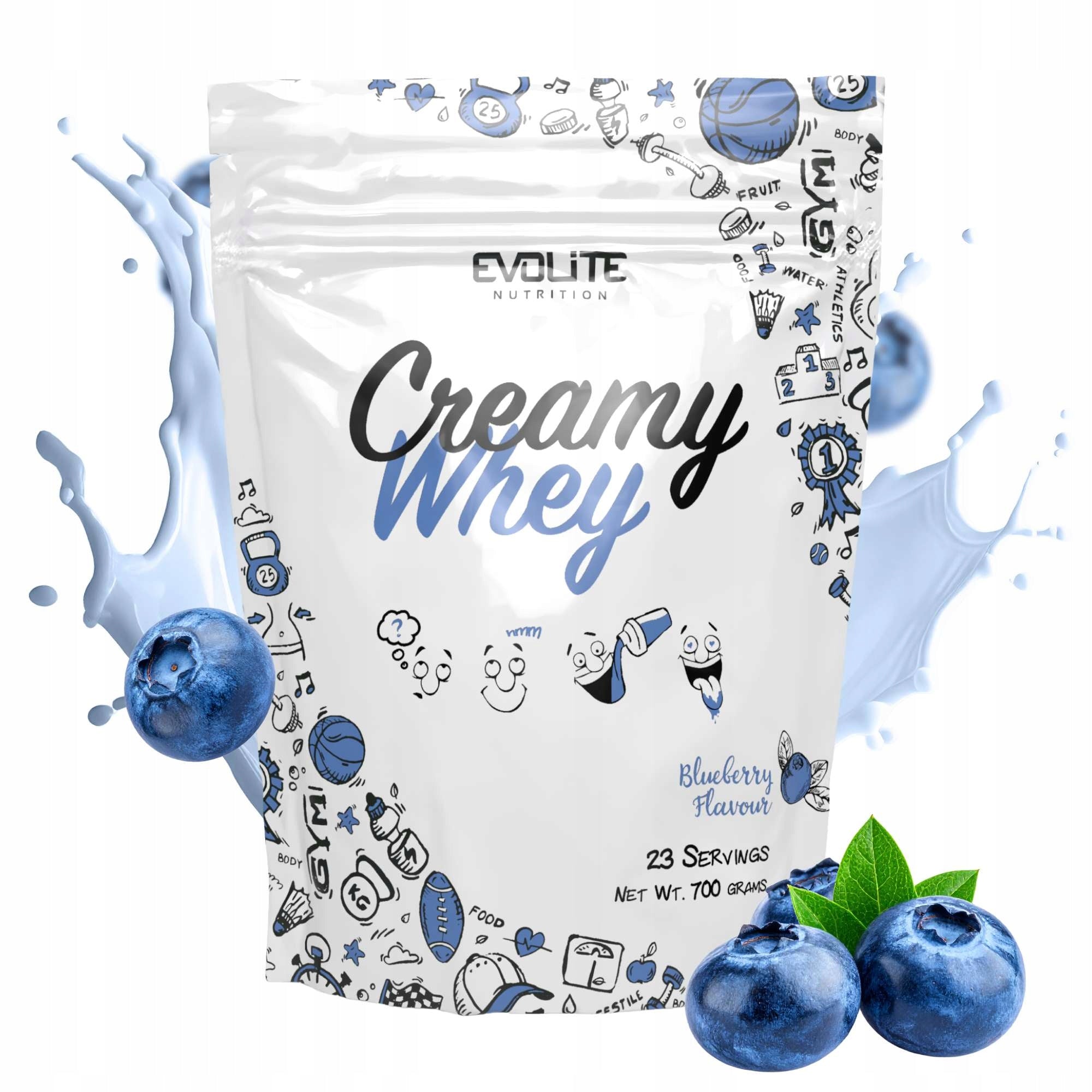Evolite Creamy Whey 700g Shake WPC Delicious Protein Buttermilk Concentrate