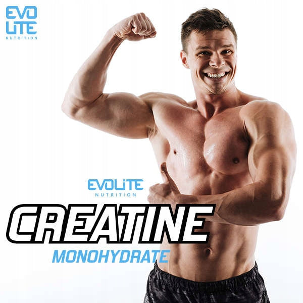 Evolite Creatine Monohydrate 1000g CREATINE MONOHYDRATE Tasteless Strength Mass Expiration date not specified