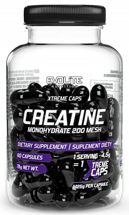 Evolite Creatine Monohydrate Xtreme 60caps CREATINE MONOHYDRAT EXTREME Strength