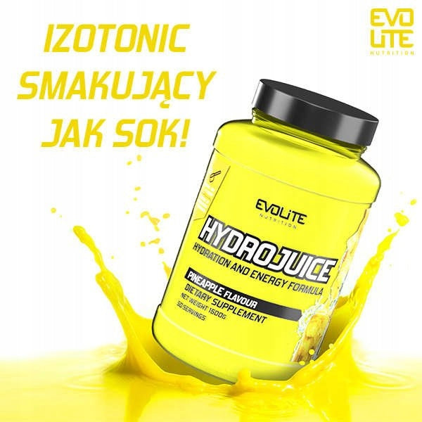 Evolite HYDROJUICE 1500g Pineapple ISOTONIC Electrolytes Hydration Pineapple Expiration date not specified
