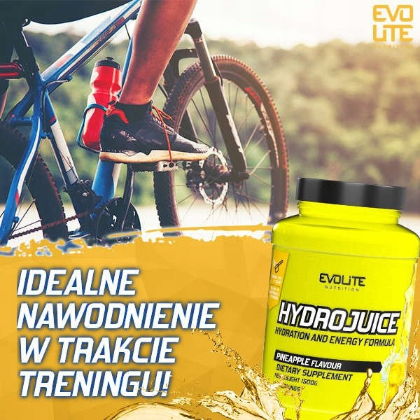 Evolite HYDROJUICE 1500g Pineapple ISOTONIC Electrolytes Hydration Pineapple Packaging status original