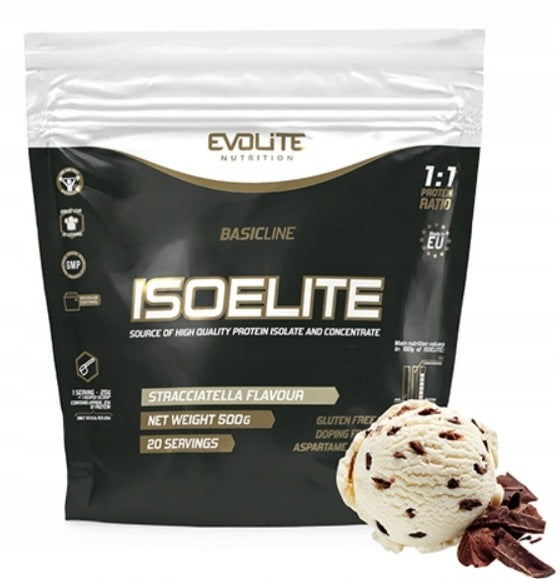 Evolite IsoElite 500g ISOLATE + WPI CONCENTRATE + WPC 1:1 ISOLATE protein