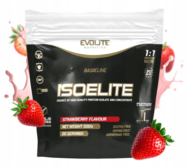 Evolite IsoElite 500g ISOLATE + WPI CONCENTRATE + WPC 1:1 ISOLATE protein