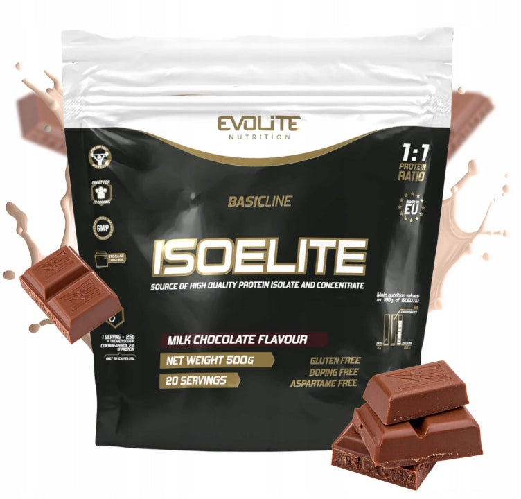 Evolite IsoElite 500g ISOLATE + WPI CONCENTRATE + WPC 1:1 ISOLATE protein