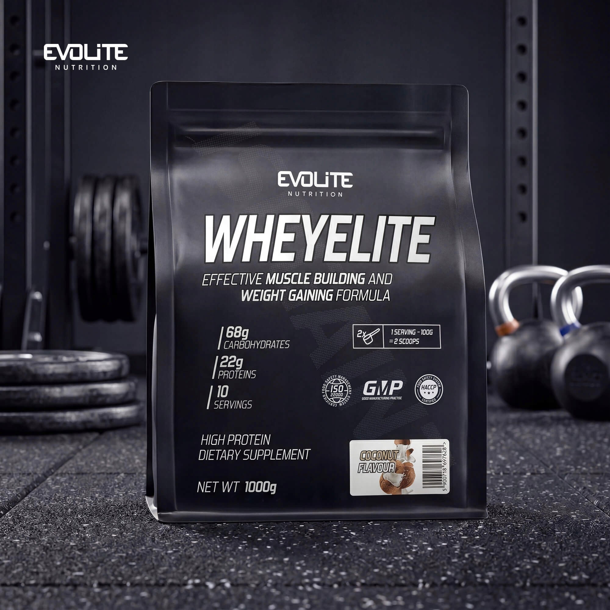 Evolite IsoGainz 1000g 1kg Gainer Weight Complex Carbohydrates Regeneration Manufacturer code 5900718697828