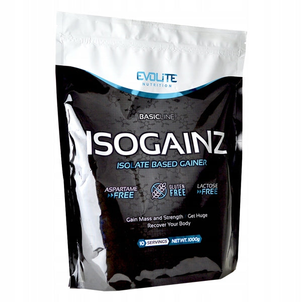 Evolite IsoGainz 1000g vanilla Expiration date at least 3 months from the date of purchase