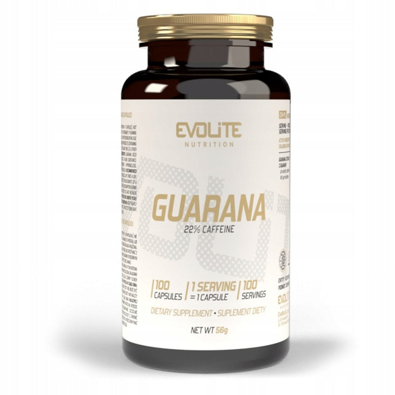 Evolite Nutrition Guarana 100caps Stimulation Energy