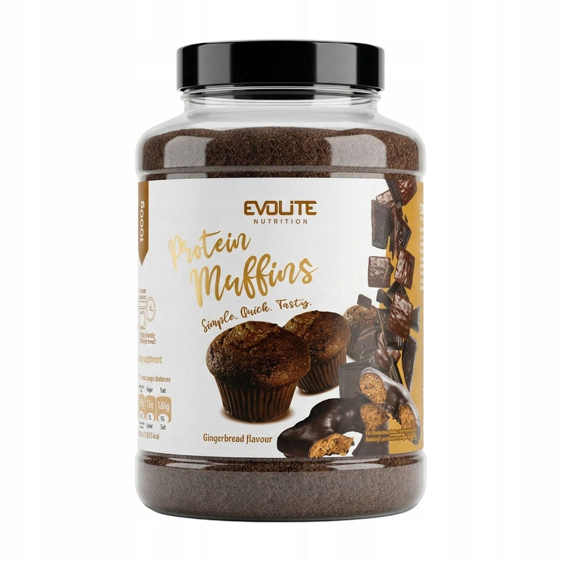 Evolite Protein Muffins in 3 min 1000g WPC High Protein Fit Cupcakes Packaging status original