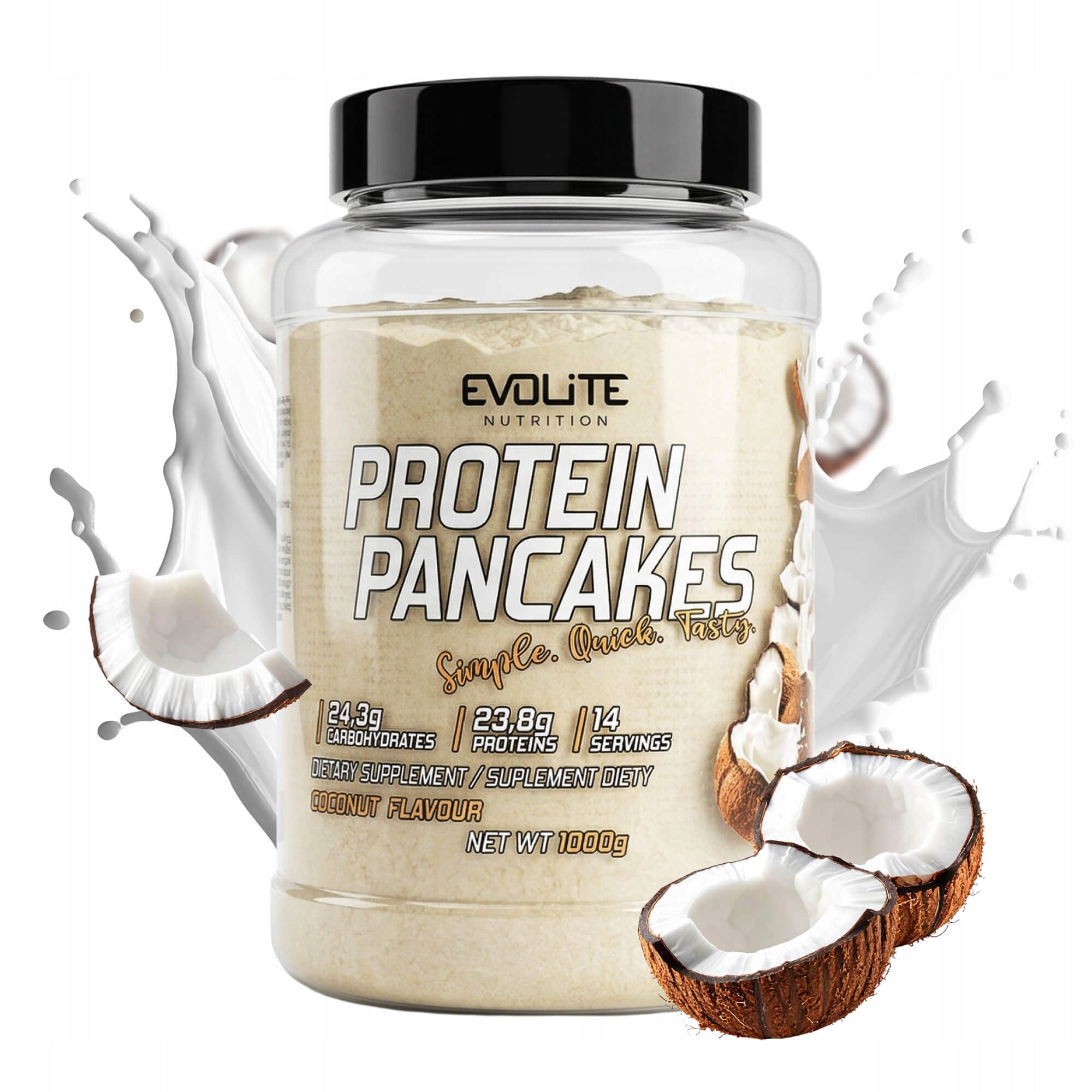 Evolite Protein Pancake 1000g 33g Protein 100g WPC PANCAKES High Protein