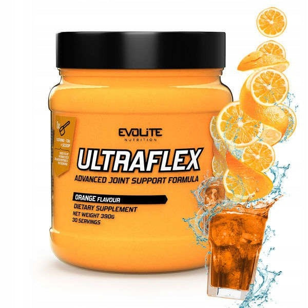 Evolite Ultra Flex Orange 390 g MSM Glucosamin Chondroitin Vitamin C Manufacturer code EVO/ULTFLX/039//POM