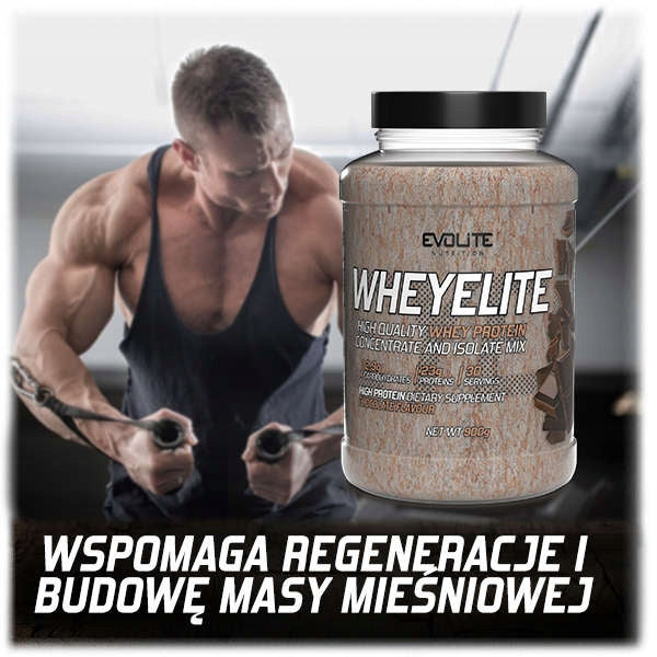 Evolite WHEYELITE 900g Double Chocolate Protein WPC PROTEIN MIX WPI Expiration date not specified
