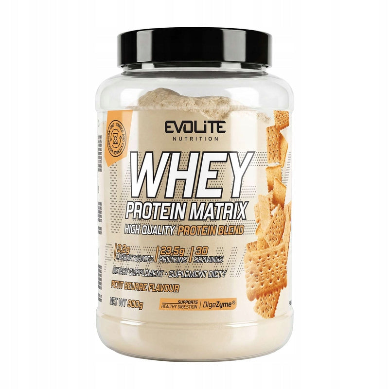 Evollite Nutrition Whey Protein Matrix 900g MPI WPC WPI CASEIN ENZYME Packaging status original