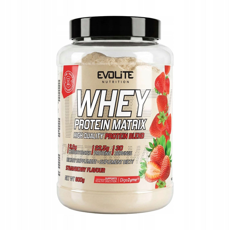 Evollite Nutrition Whey Protein Matrix 900g MPI WPC WPI ENZYMES Lactase Packaging status original