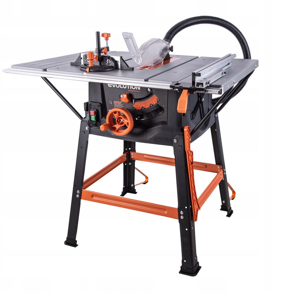 Evolution R255MTS 255mm Table Saw With Multi-Material Cutting Blade