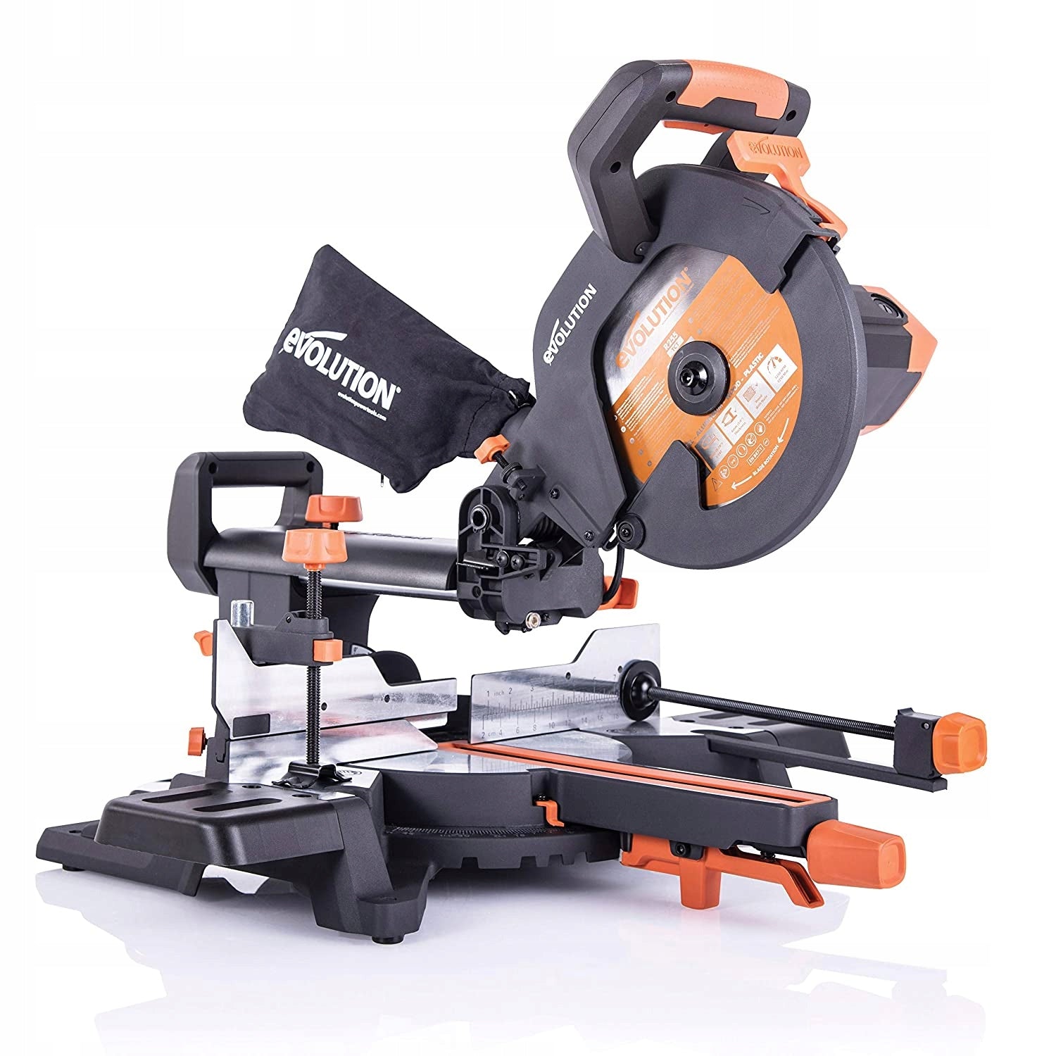 Evolution R255SMS+ Miter Saw 255mm 2000W Multi-Material