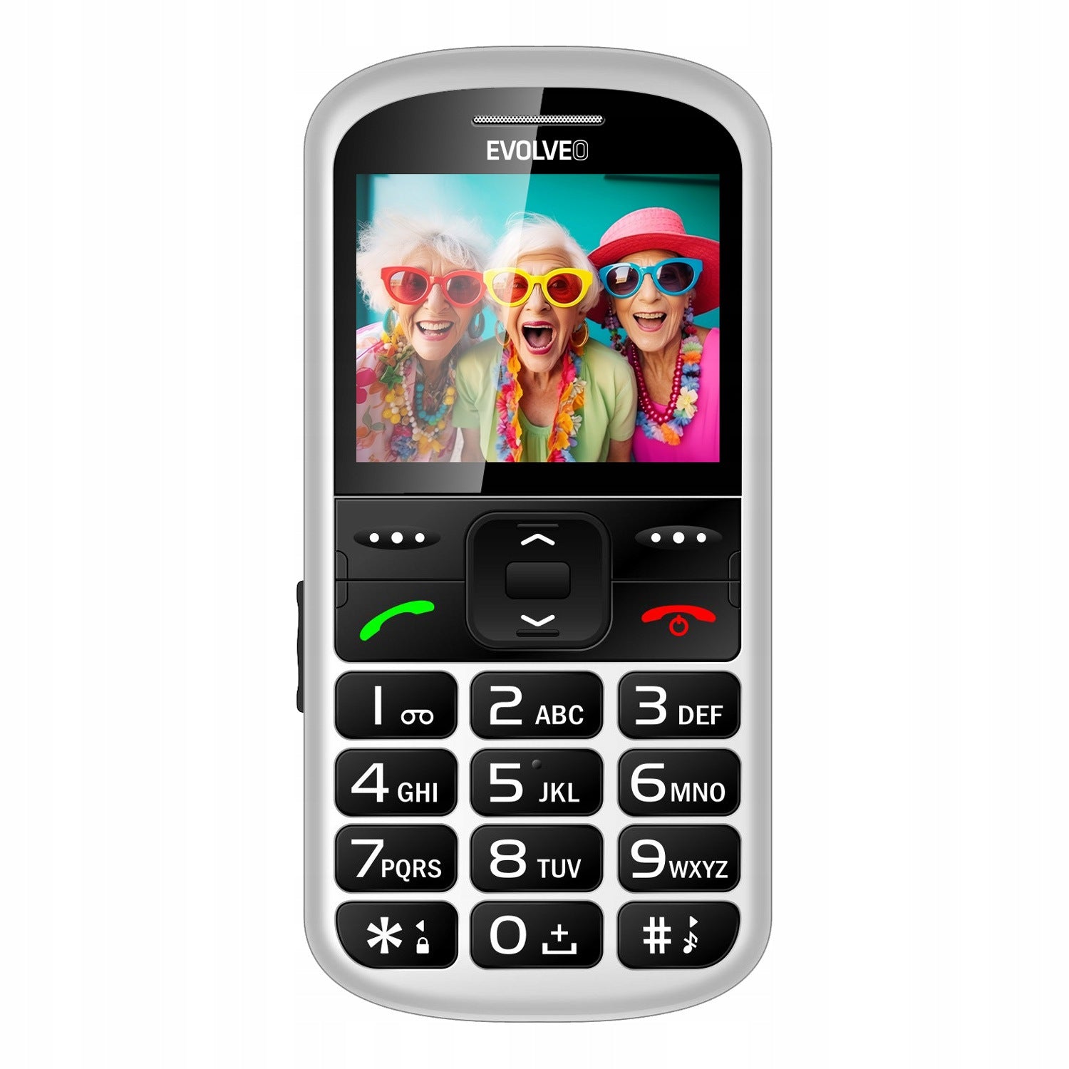 Evolveo EasyPhone XS (EP570) nyomógombos mobiltelefon, kék Built-in memory 32 MB