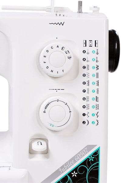 Excellent hobby sewing machine JANOME JUBILEE 60507 Dominant color white