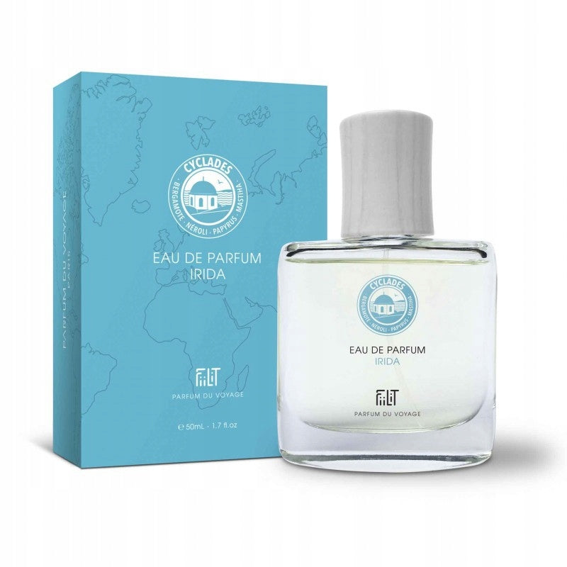 Exclusive Organic Eau de Parfum, Irida-Cyclades, 50 ml, FiiLiT