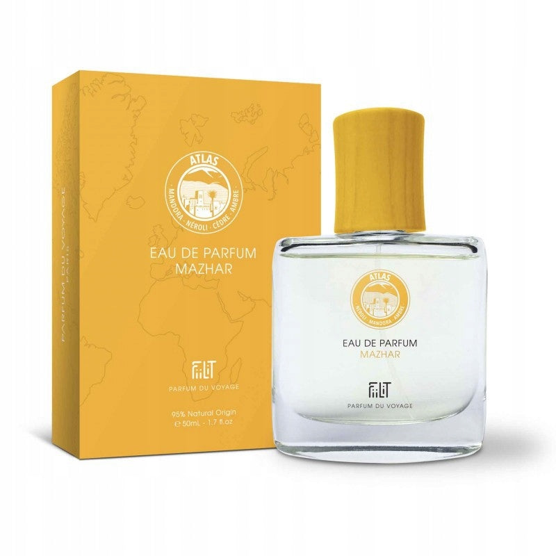 Exclusive Organic Eau de Parfum, fragrance: Mazhar-Atlas, 50 ml, FiiL