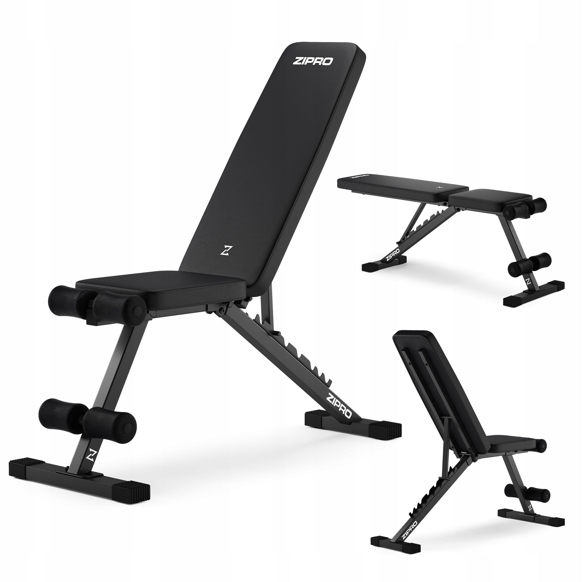 Exercise Bench Training Bench Adjustable Foldable Zipro Stride