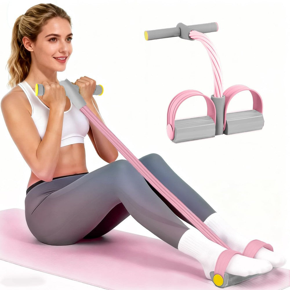 Exercise Expander Resistance Rubber for Fitness Pedals for Women Abdominal Legs Packaging status original