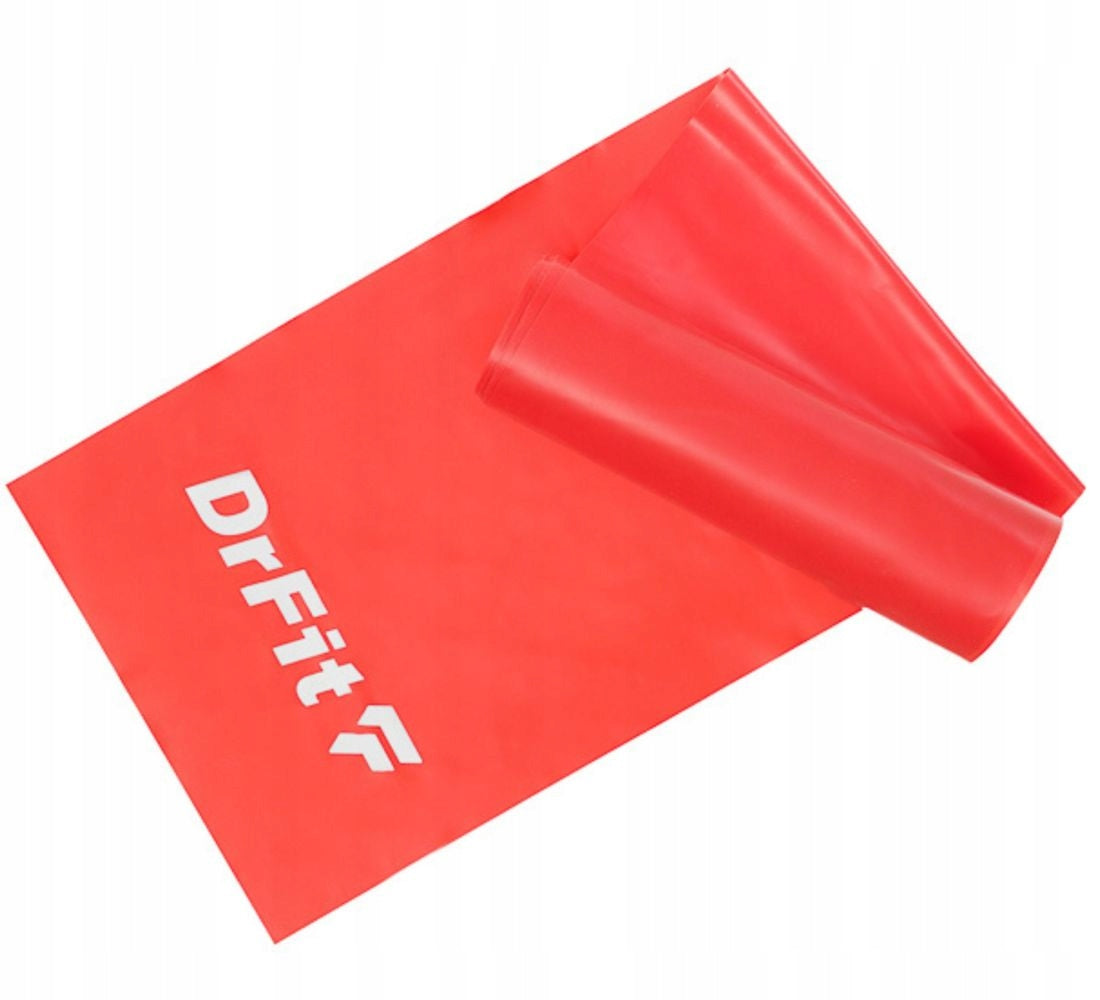 Exercise Tape Rehabilitation Stretching Training Durable 2 m DrFit Color red