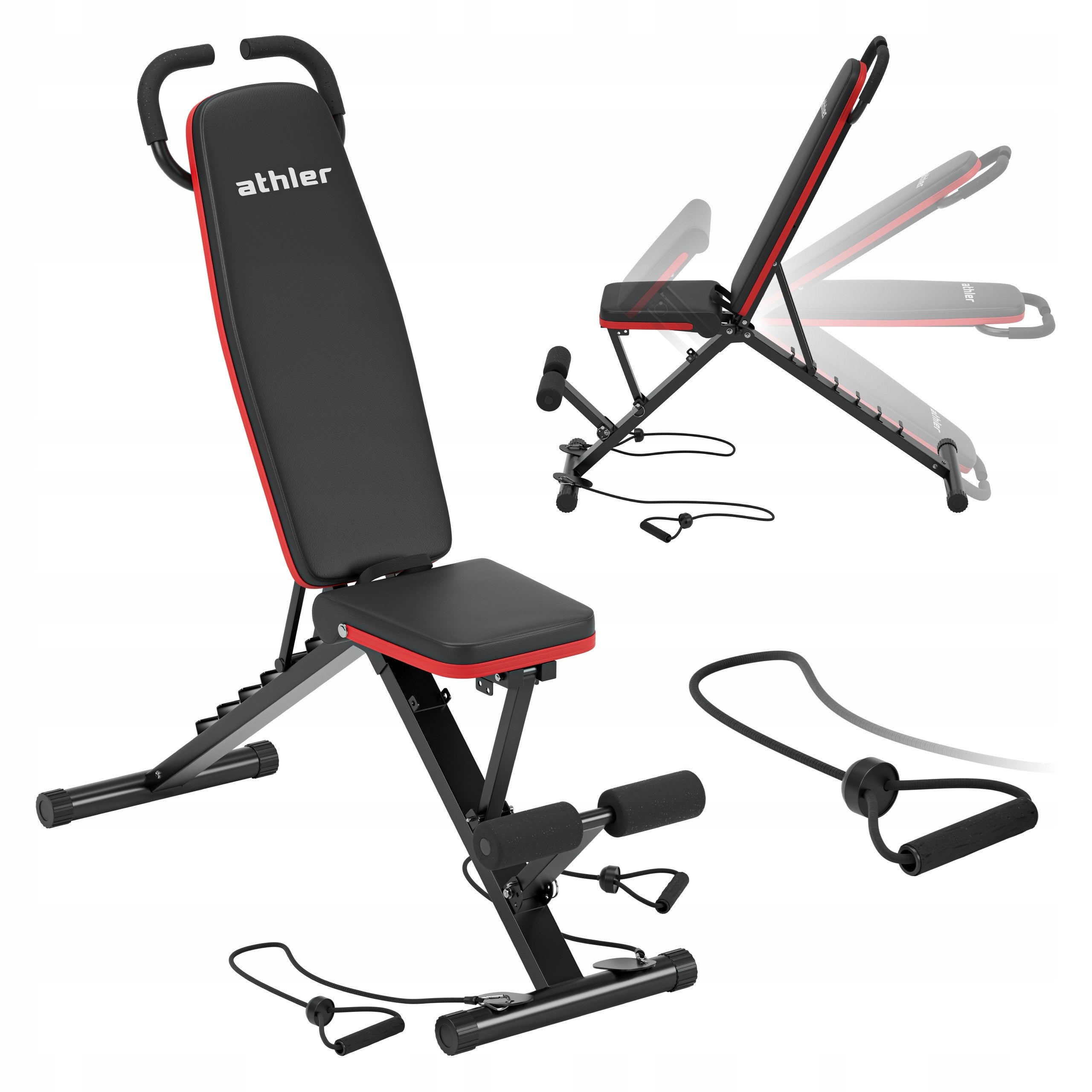 Exercise bench ATHLER Roman bench adjustable prayer book 150kg