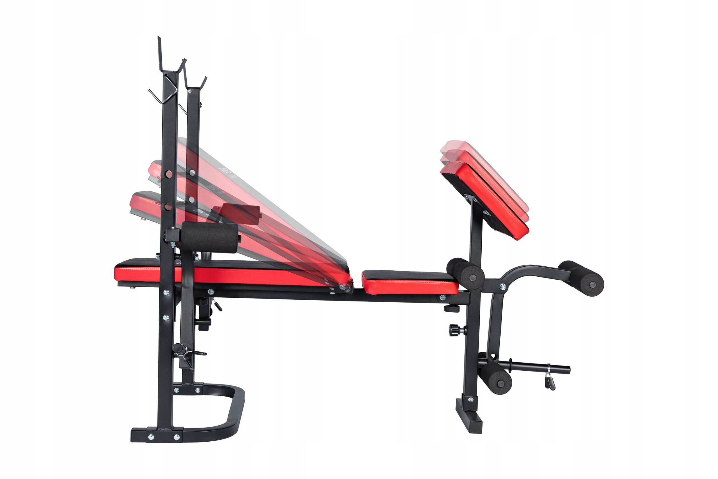 Exercise bench adjustable barbell racks with prayer book FUNFIT Kind adjustable