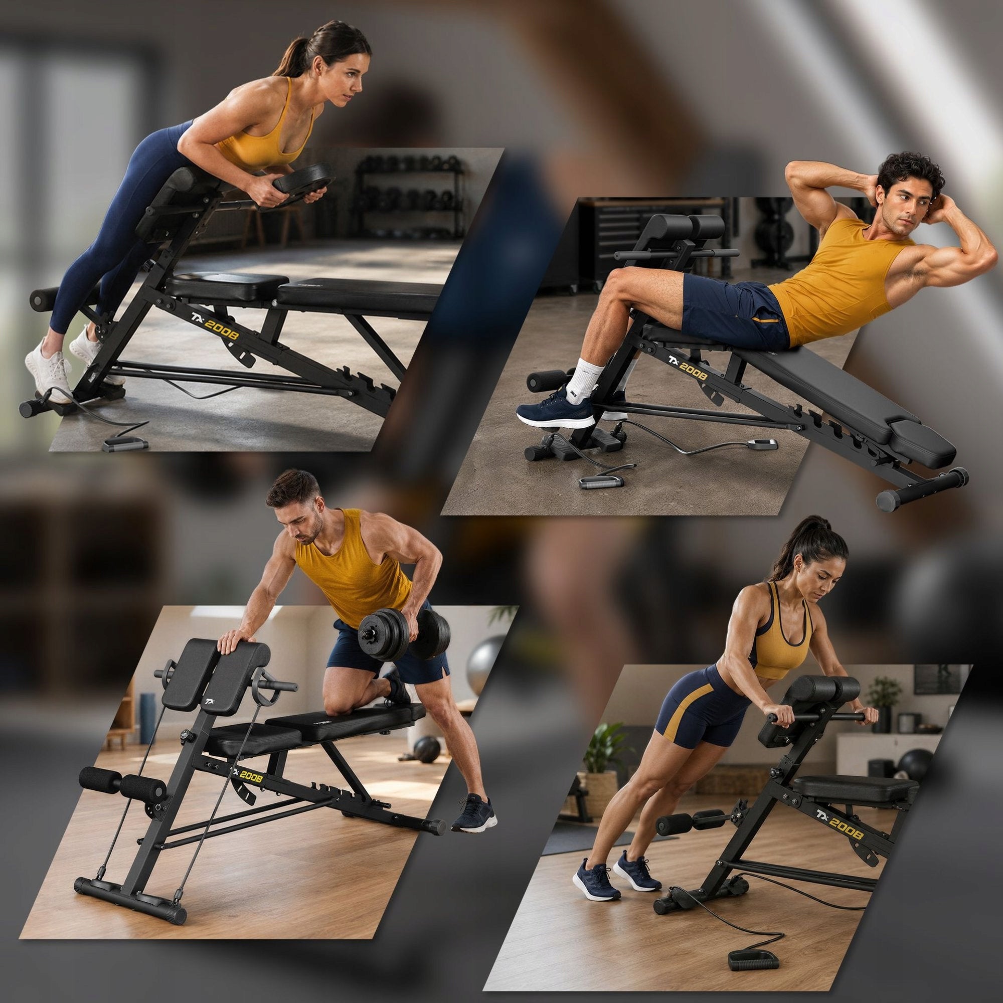 Exercise bench adjustable prayer book Trex Sport Kind adjustable