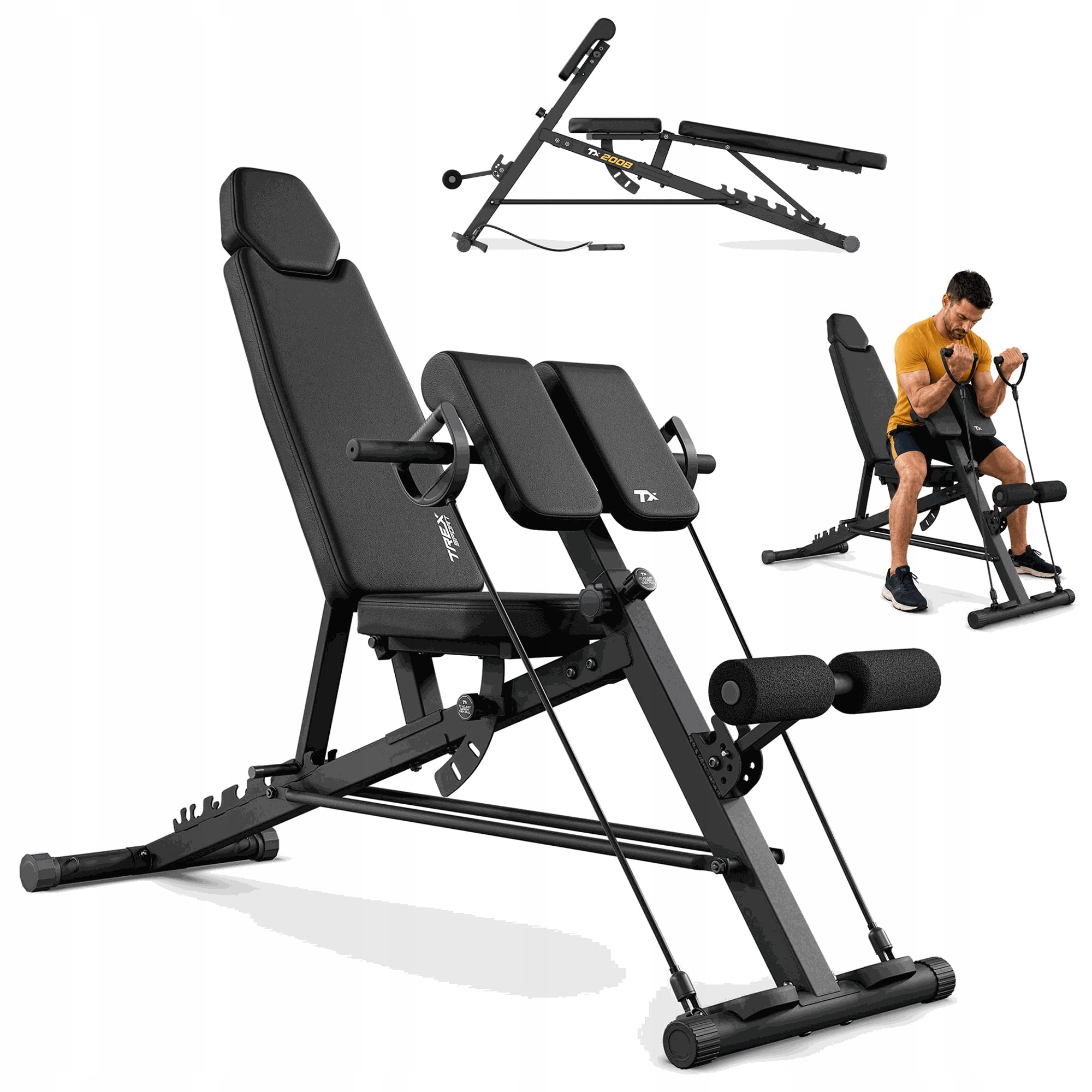 Exercise bench adjustable prayer book Trex Sport