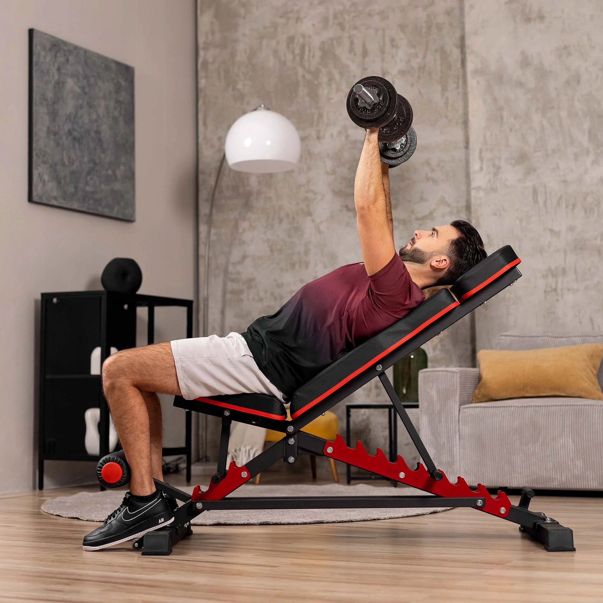 Exercise bench training adjustable multifunctional durable 300kg Maximum user weight 300 kg