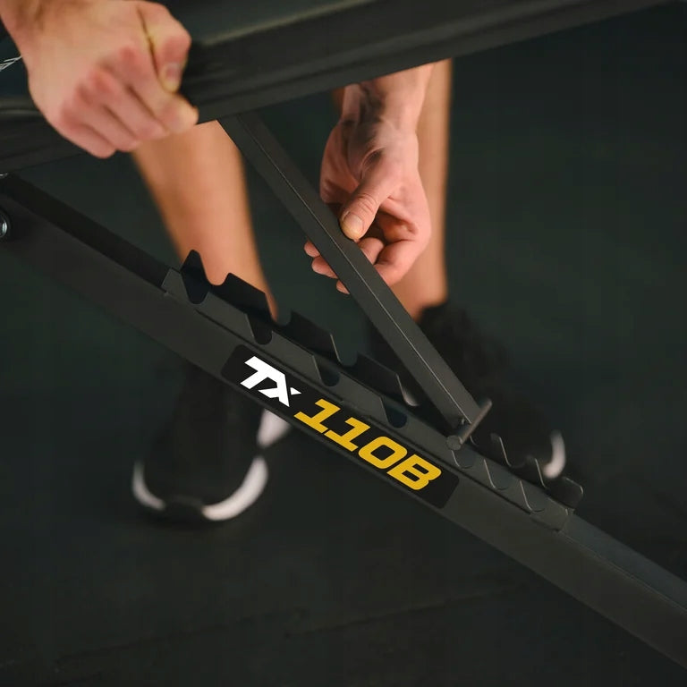Exercise weight bench adjustable folding bench Trex Sport Maximum user weight 110 kg