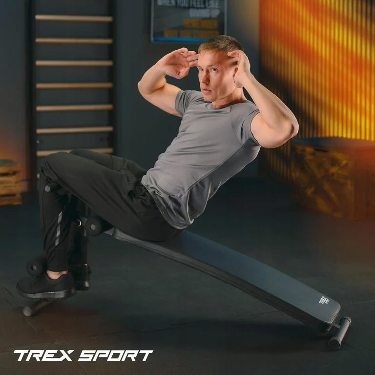 Exercise weight bench slant bench folding Trex Sport Kind oblique
