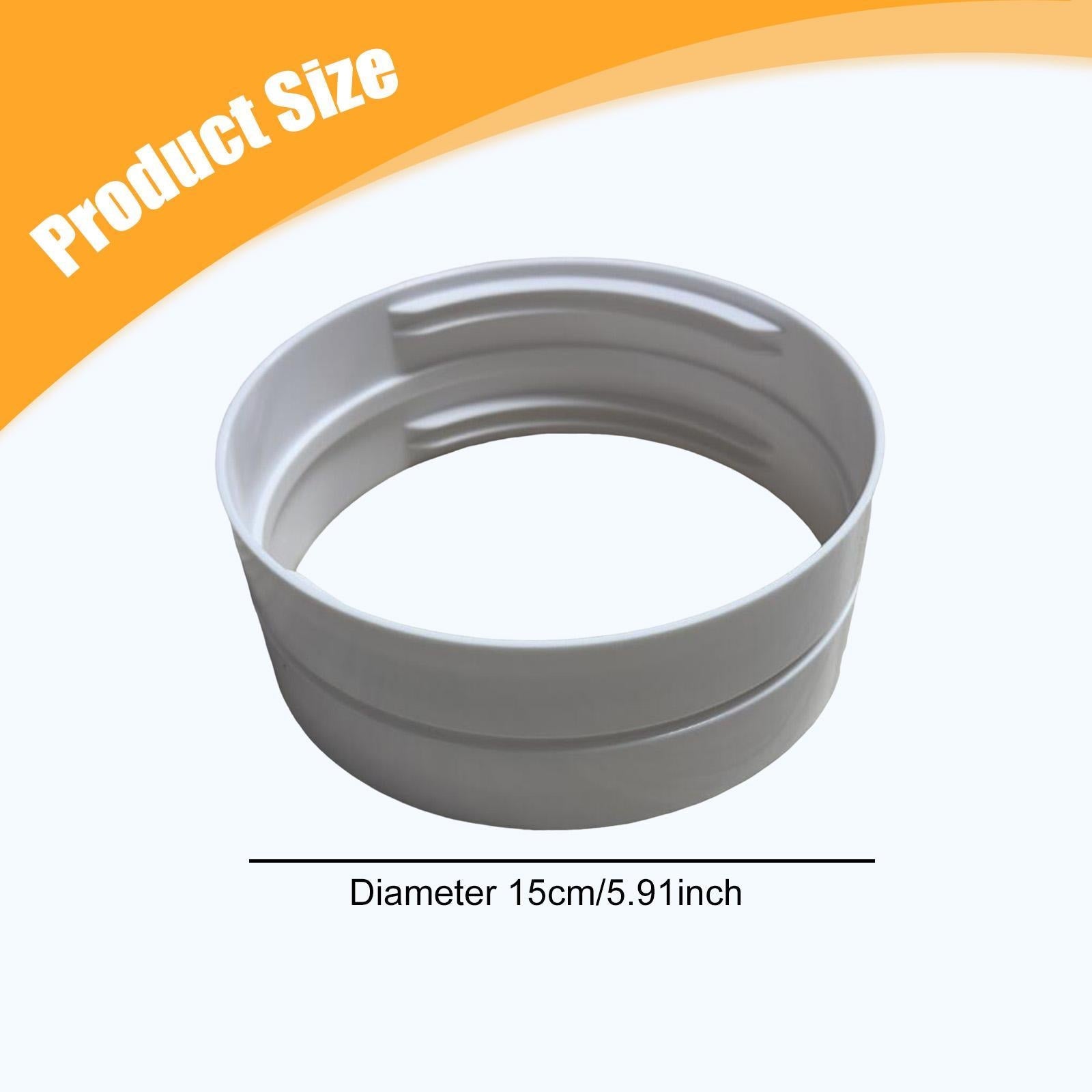 Exhaust Hose Connector Vent Hose Coupler Round Air Diameter 150MM Medical device type accessories for a medical device or a product without an intended medical purpose