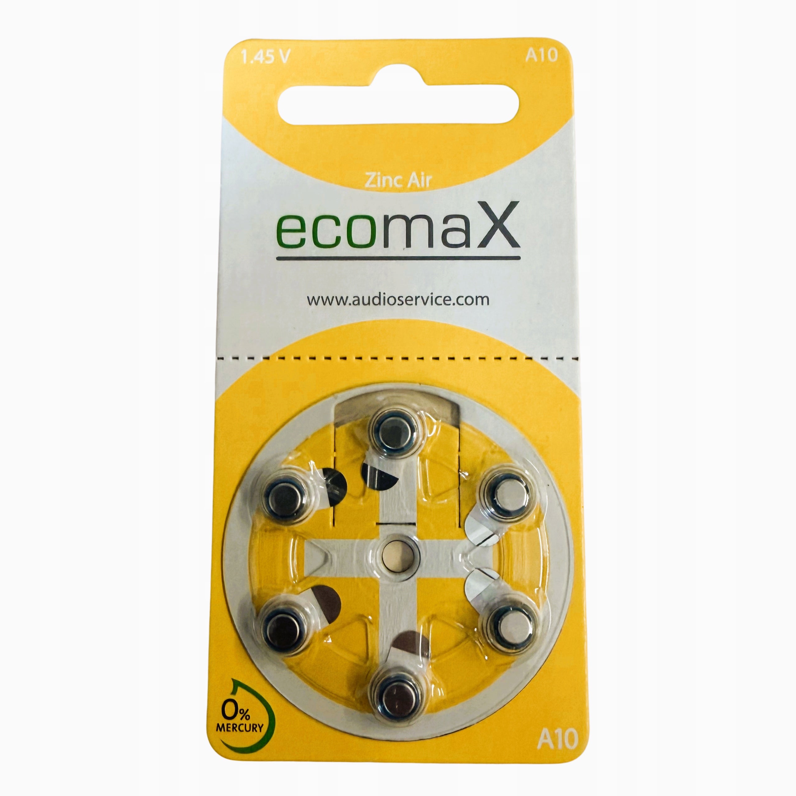 ExomaX Hearing Aid Batteries 10 PR70 1,45V 6pcs VARTA