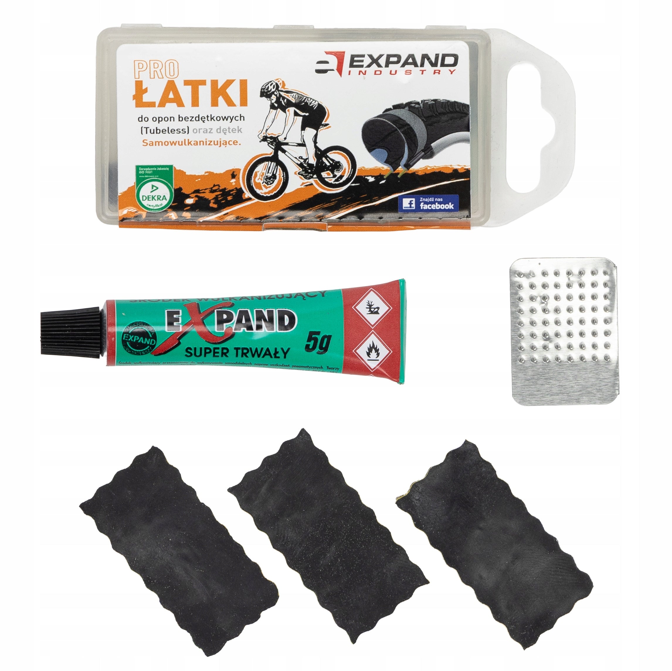 Expand Pro patches for tubeless / tubeless tyres and bicycle inner tubes