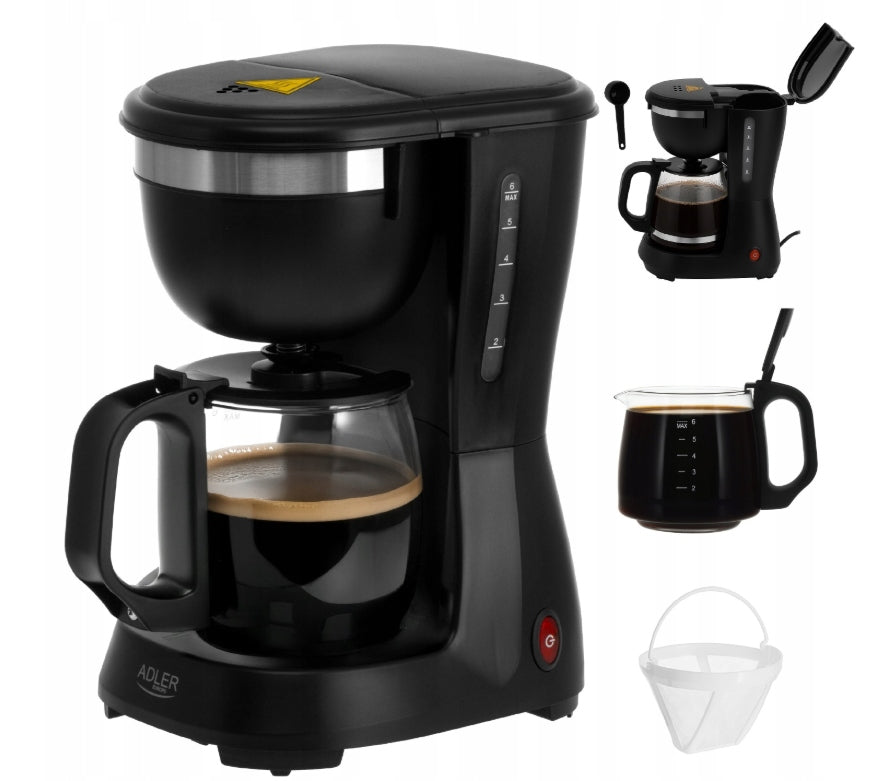 Express Adler AD 4381 Black Overflow 0,6l 600W Glass Jug