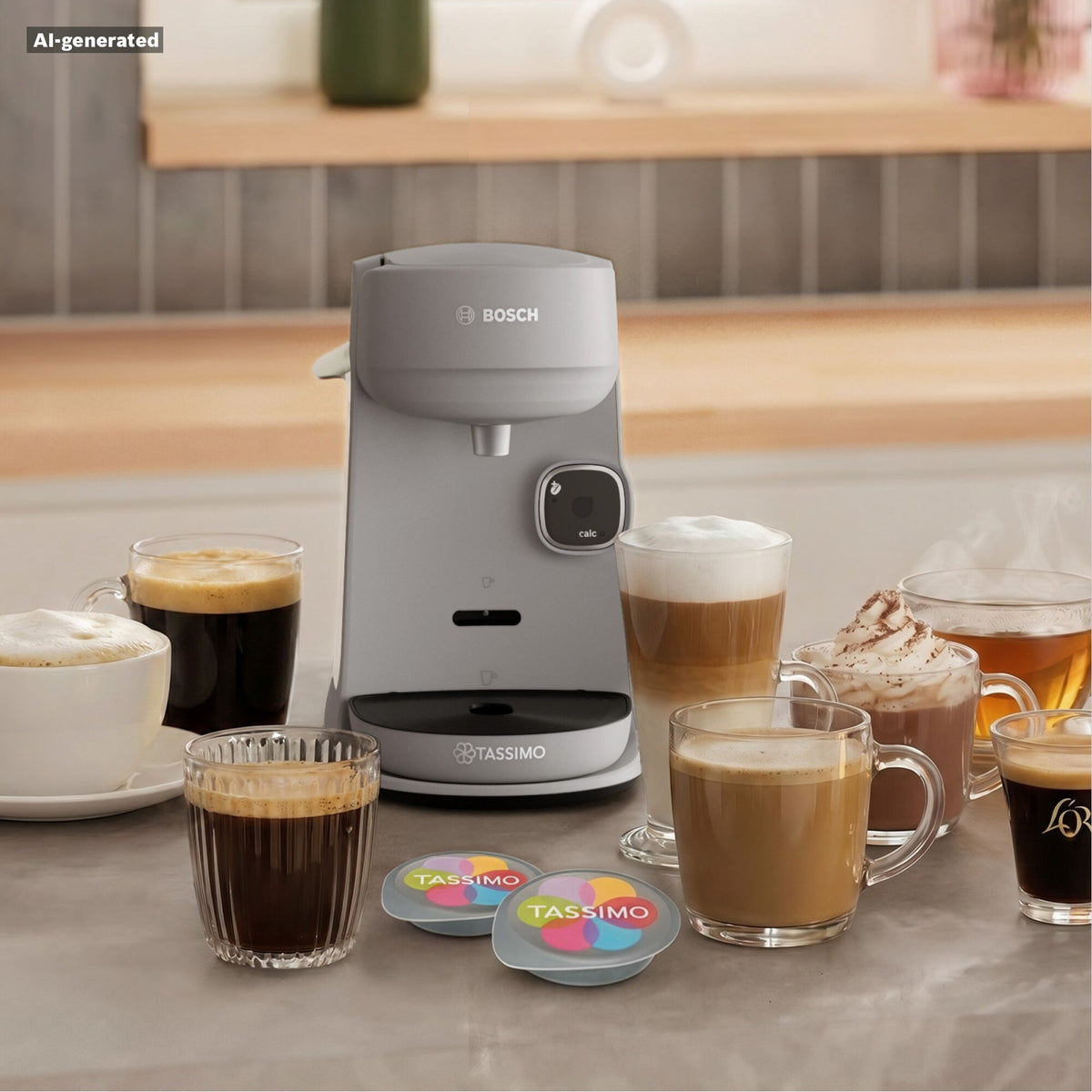 Express BOSCH Tassimo Harmony Plus TAS177B Grey Model TAS177B