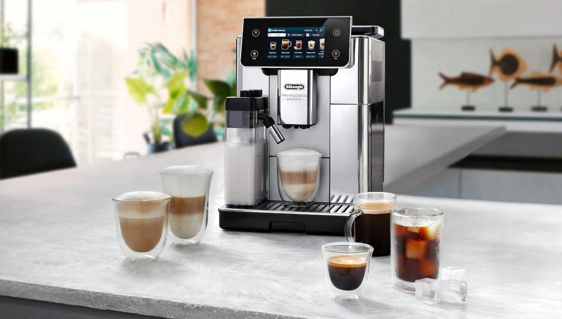 Express DELONGHI PrimaDonna Aromatic ECAM630.75.TSM Cold Brew Model ECAM630.75.TSM