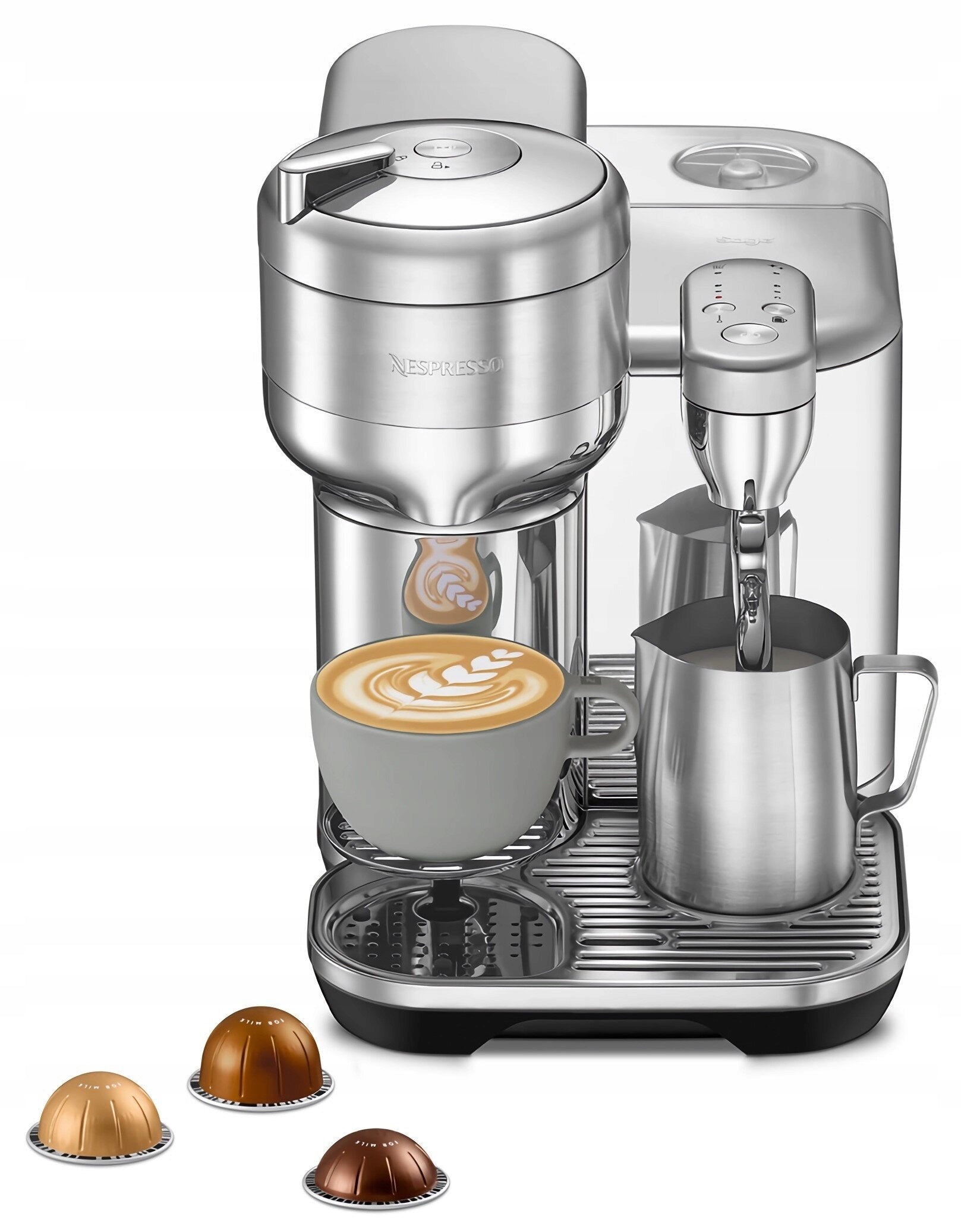 Express SAGE Nespresso Creatista Vertuo SVE850BSS4EEU1 Silver