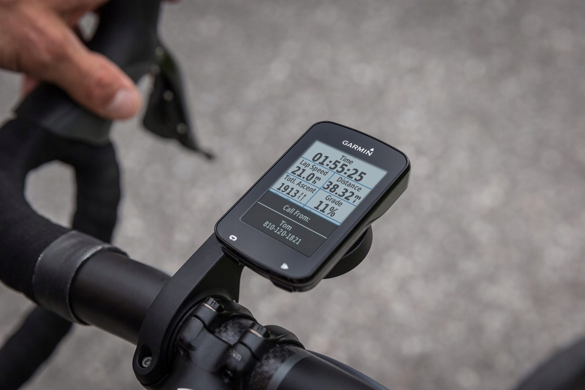 Extended bicycle holder for GARMIN Edge counter For meter
