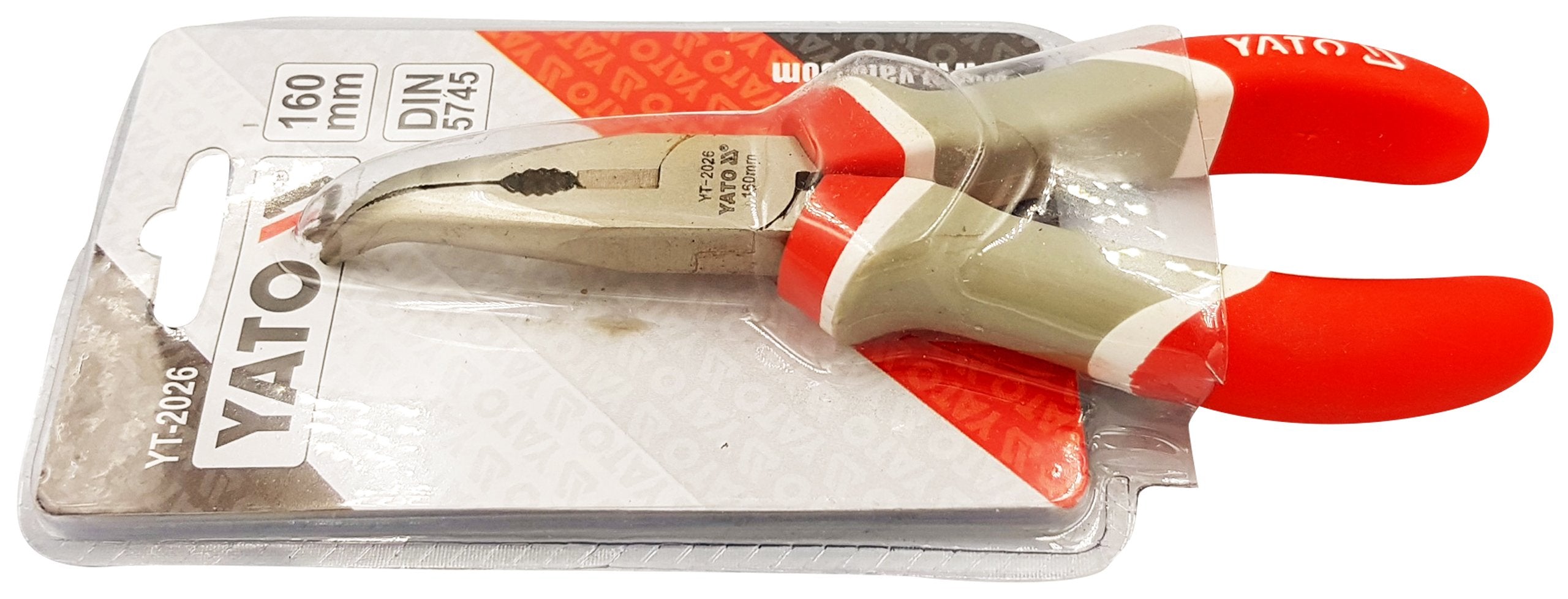 Extended pliers Yato 160 mm hardened jaws Manufacturer code YT-2026