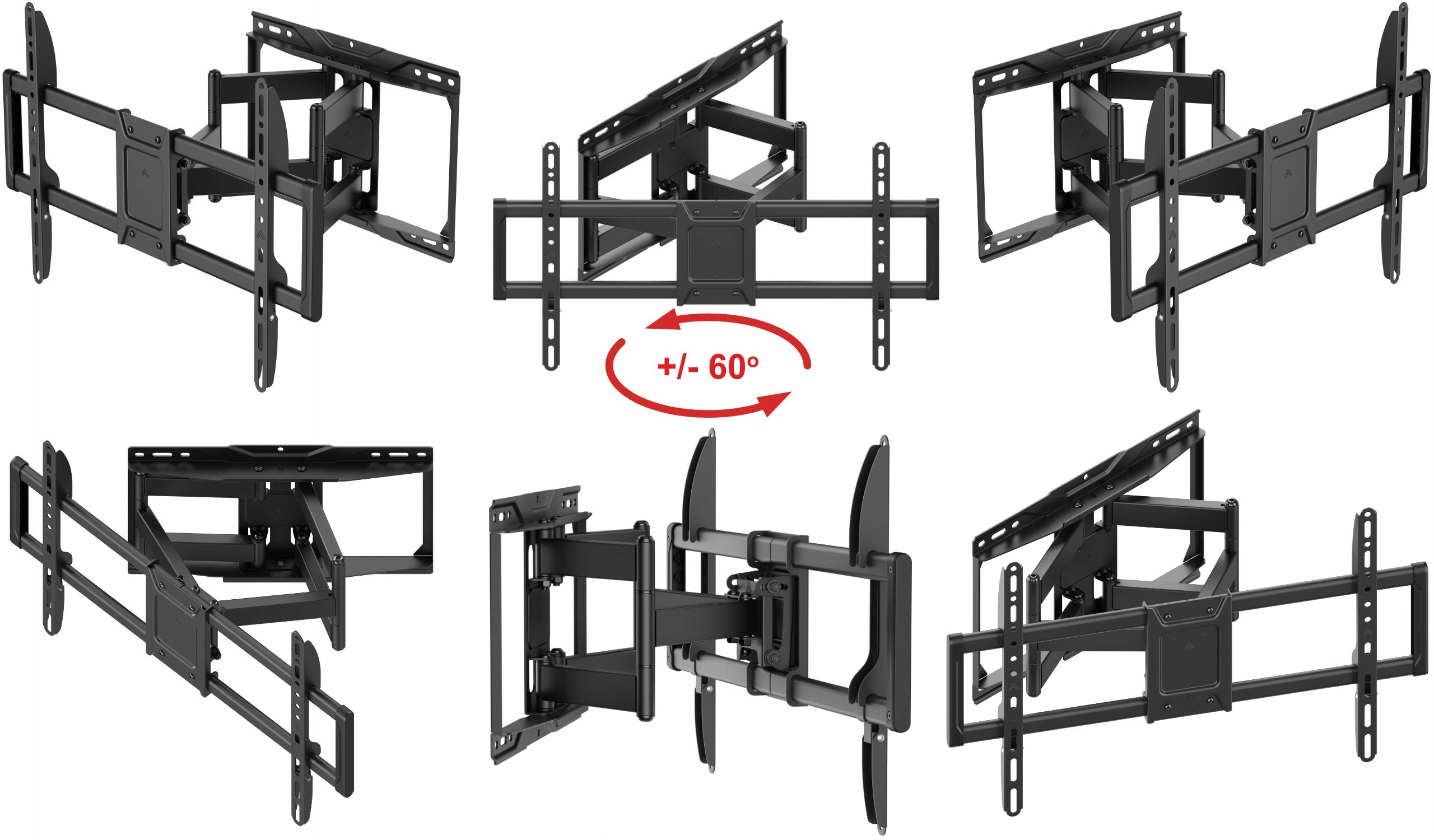 Extra Strong TV Holder TV Hanger 32-100 Inch 80kg Adjustable Manufacturer code Uchwyt na telewizor Wieszak TV VX-452