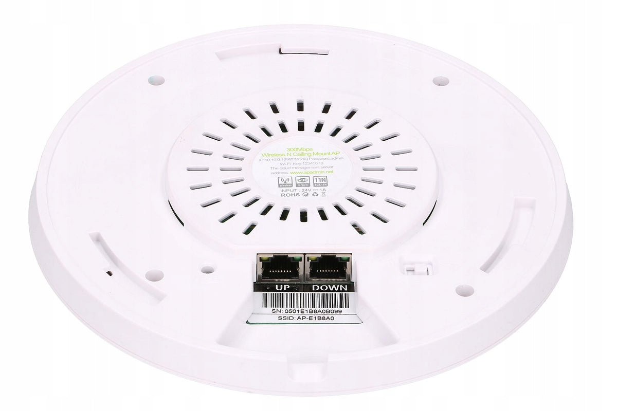 Extralink FaceDisc AP | Access Point | 2,4GHz 300Mbps, 2x RJ45 100Mb/s, Model EX.6174