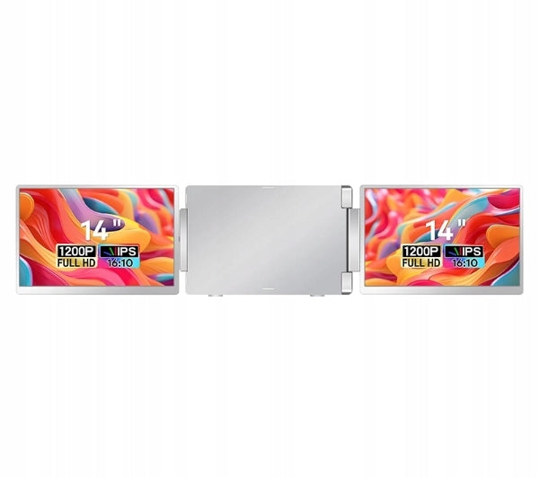 Extralink Smart Life S7 2-Screen 14'' FHD IPS 60Hz USB-C Laptop Monitor